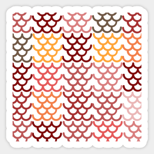 Abstract Plaid Pattern Sticker